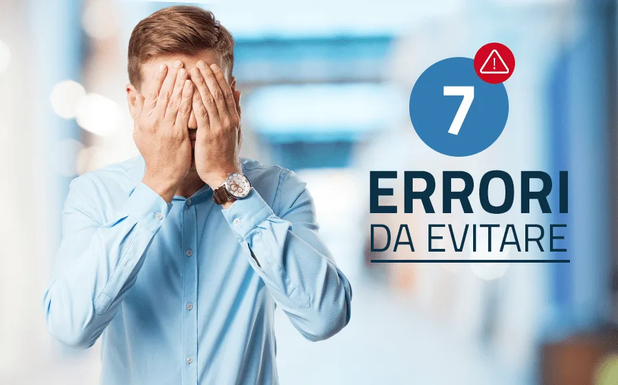 7 errori nel trading da evitare