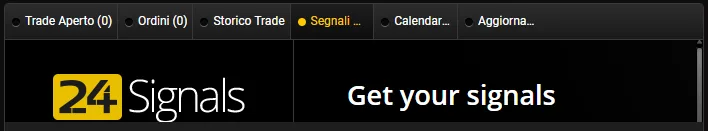 Finestra dei segnali 24option