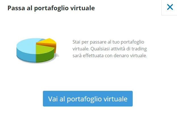 Portafoglio virtuale eToro