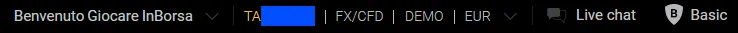 numero di conto per login su MT4