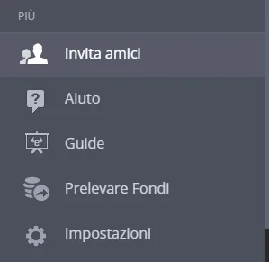 Pagine accessorie su eToro