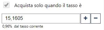 Trading automatico Plus500 ad un determinato tasso