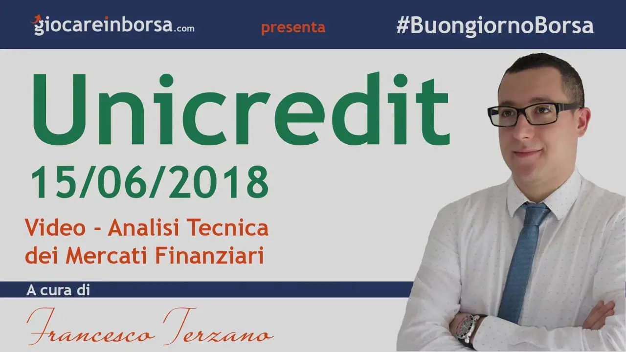 Azioni Unicredit, video analisi del 15 giugno 2018