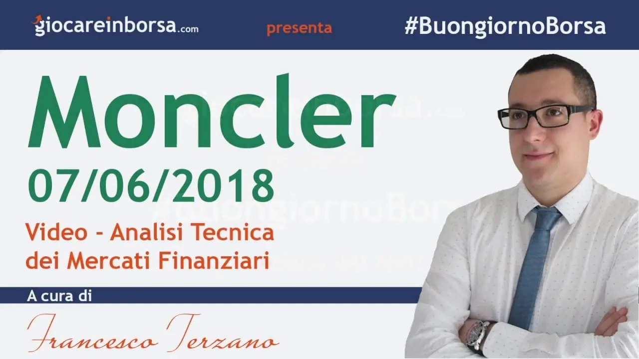 Trading su azioni Moncler, video analisi 7 giugno 2018