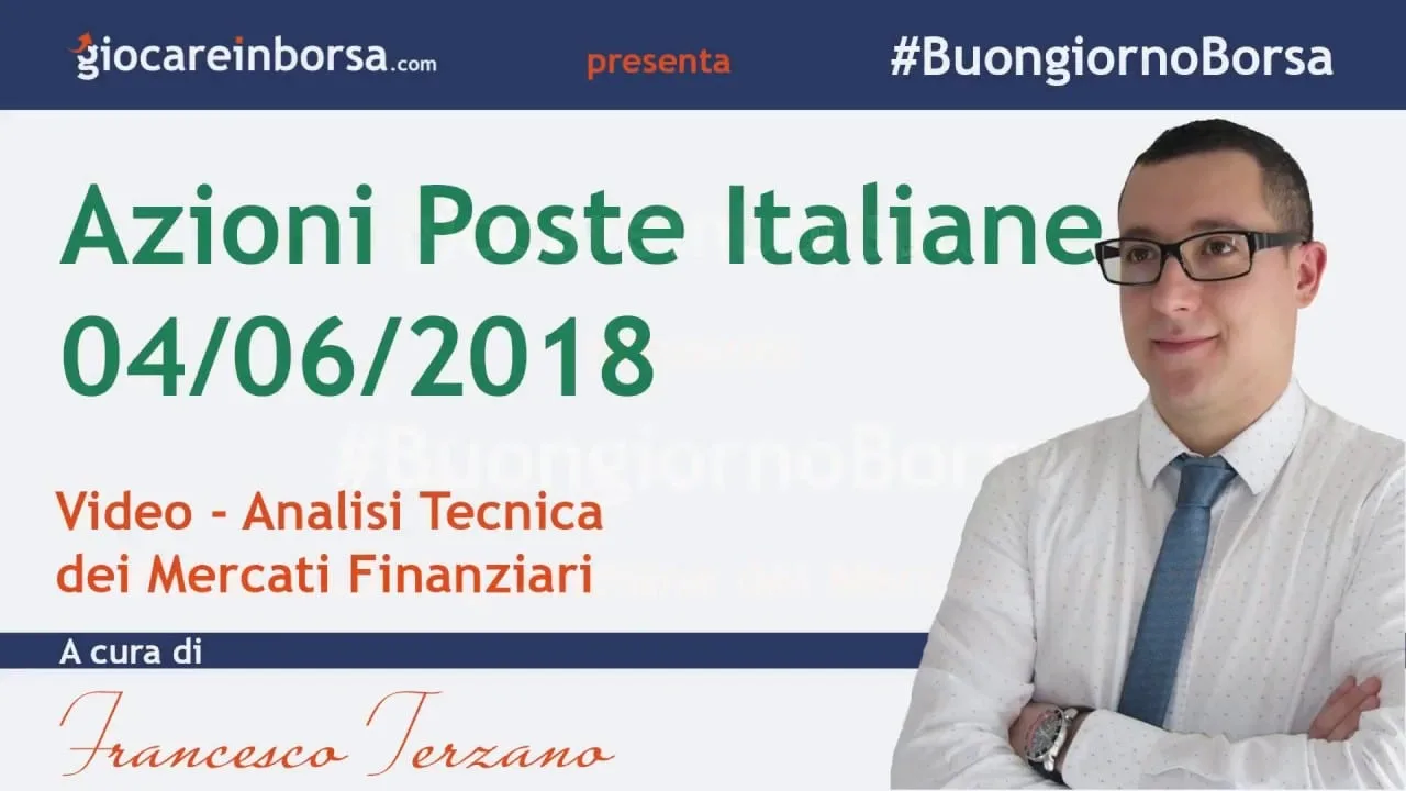 Azioni Poste Italiane, analisi tecnica 4 giugno 2018