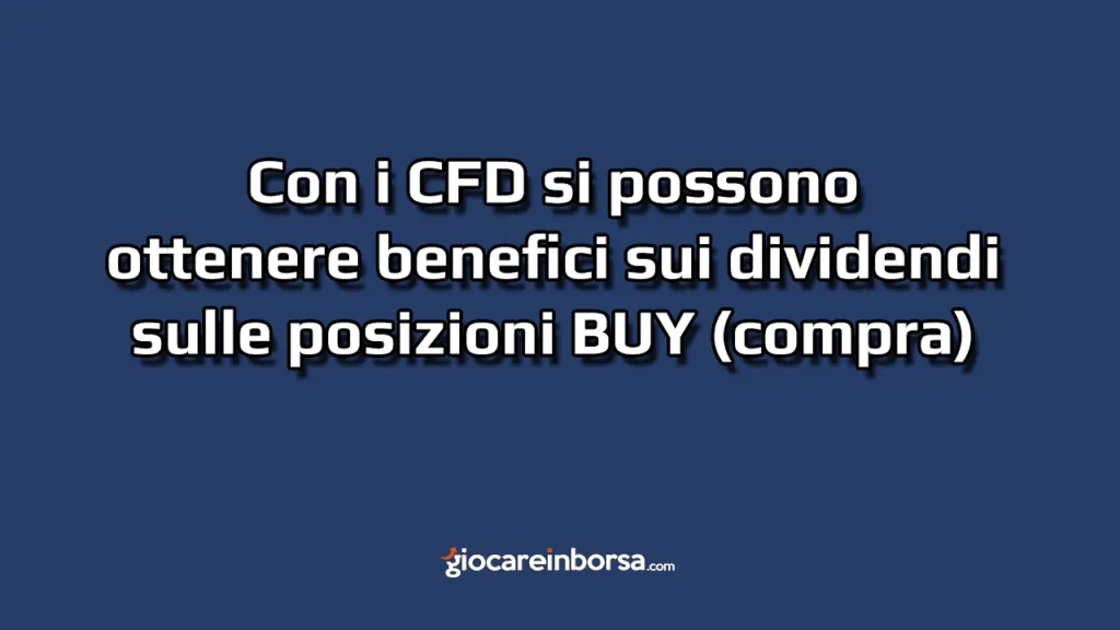 I dividendi con i CFD