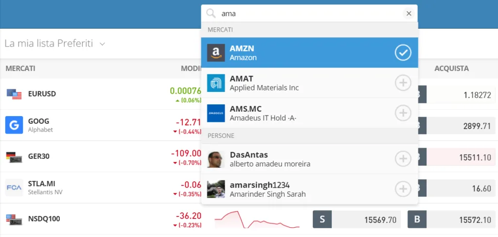 Come scegliere i titoli per comprare azioni su eToro