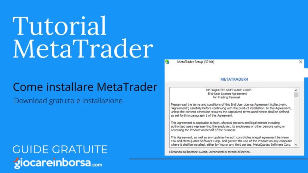 Come effettuare il download di MetaTrader e il login