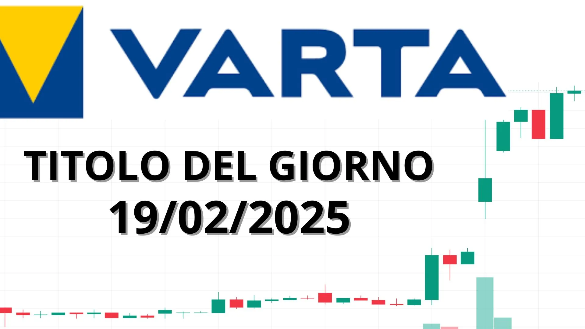Azioni Varta, titolo del giorno 19 febbraio 2025