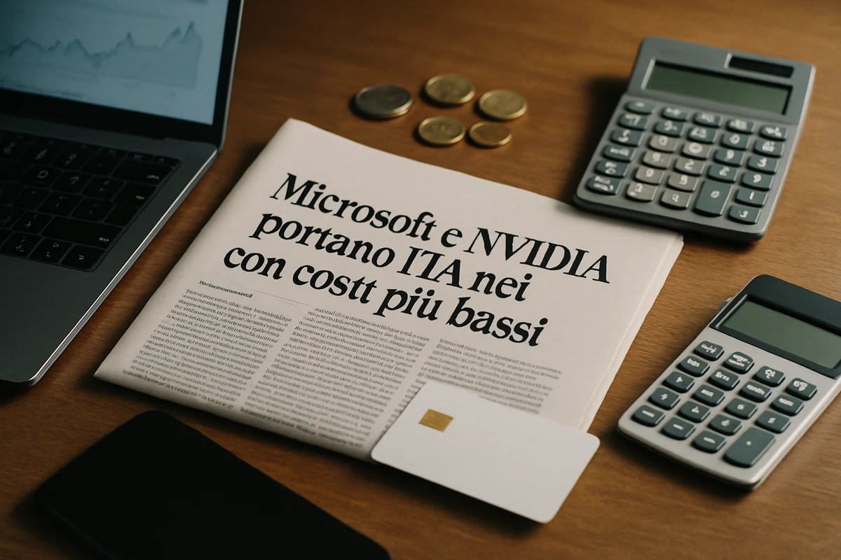 Microsoft e NVIDIA portano l’IA nei portatili con costi più bassi