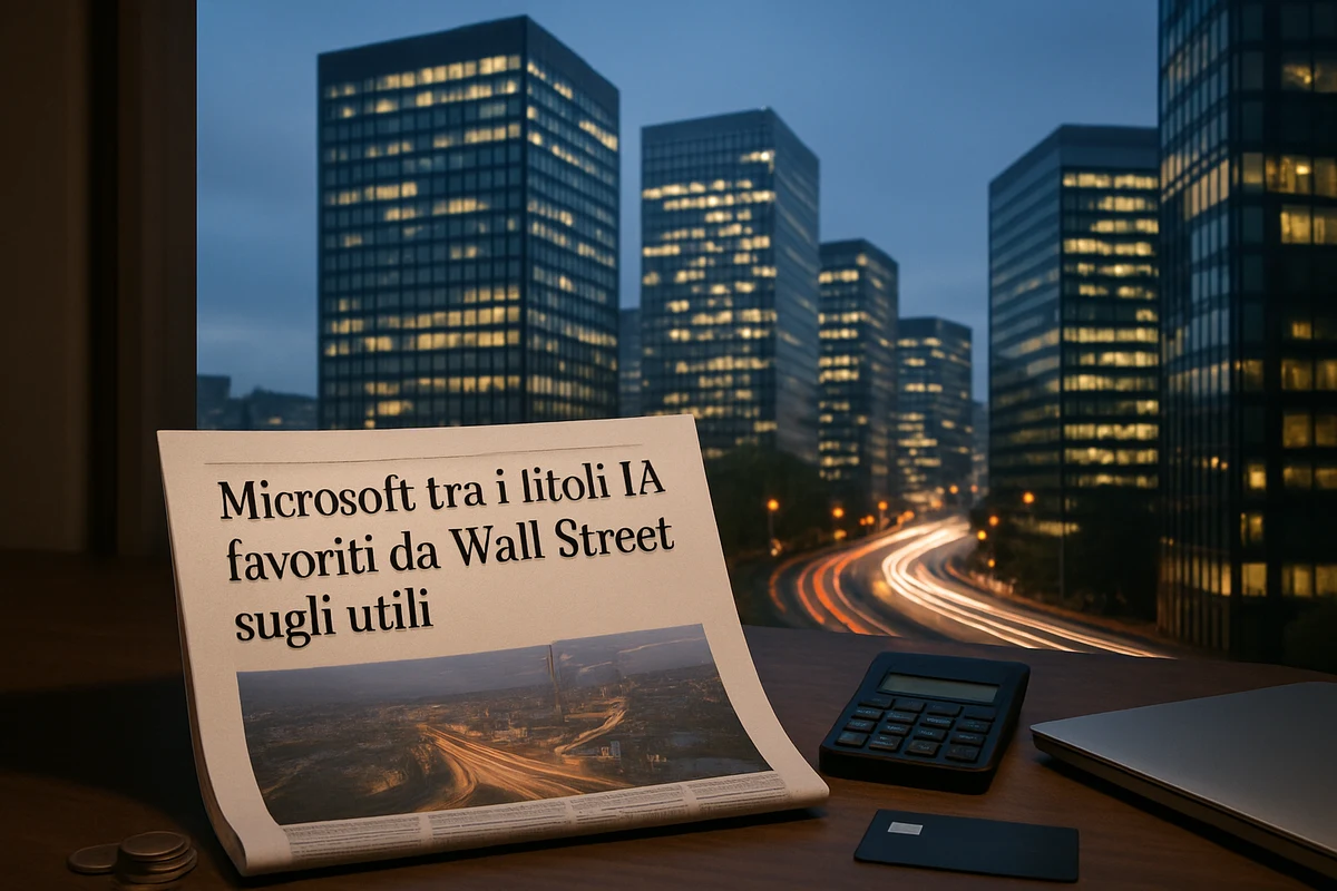 Microsoft tra i titoli IA favoriti da Wall Street sugli utili